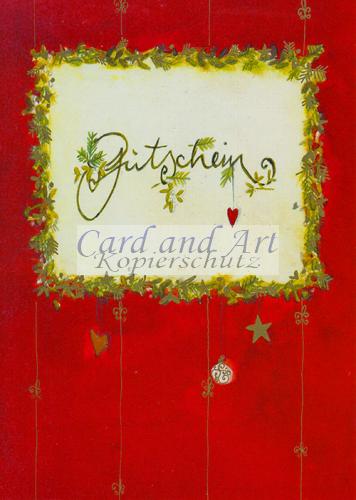 Gutschein F R Weihnachten Silke Leffler Cardandart