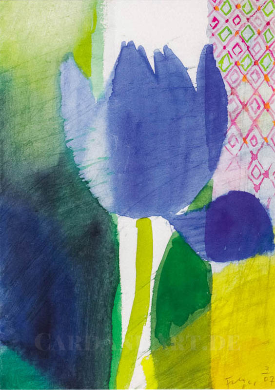 Felger Andreas: Sommertulpe - Klappkarte