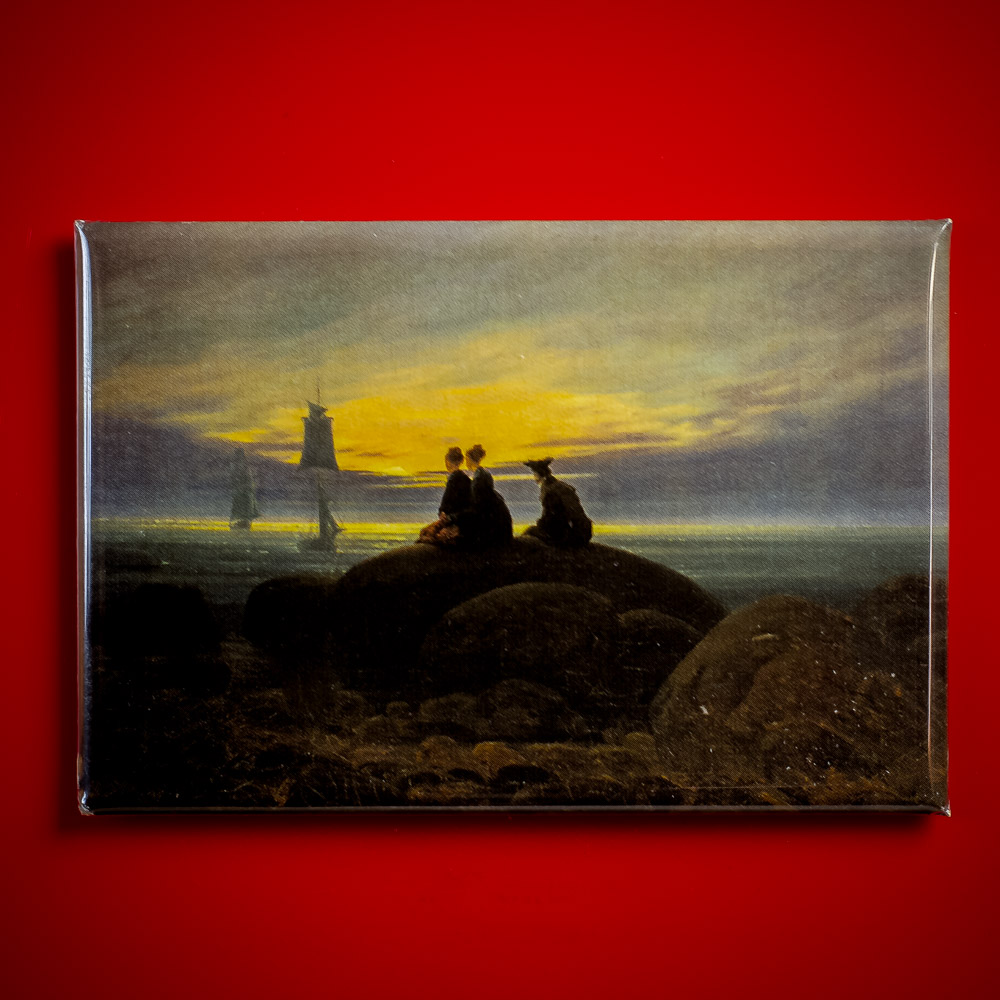 Caspar David Friedrich - Mondaufgang am Meer - Magnet