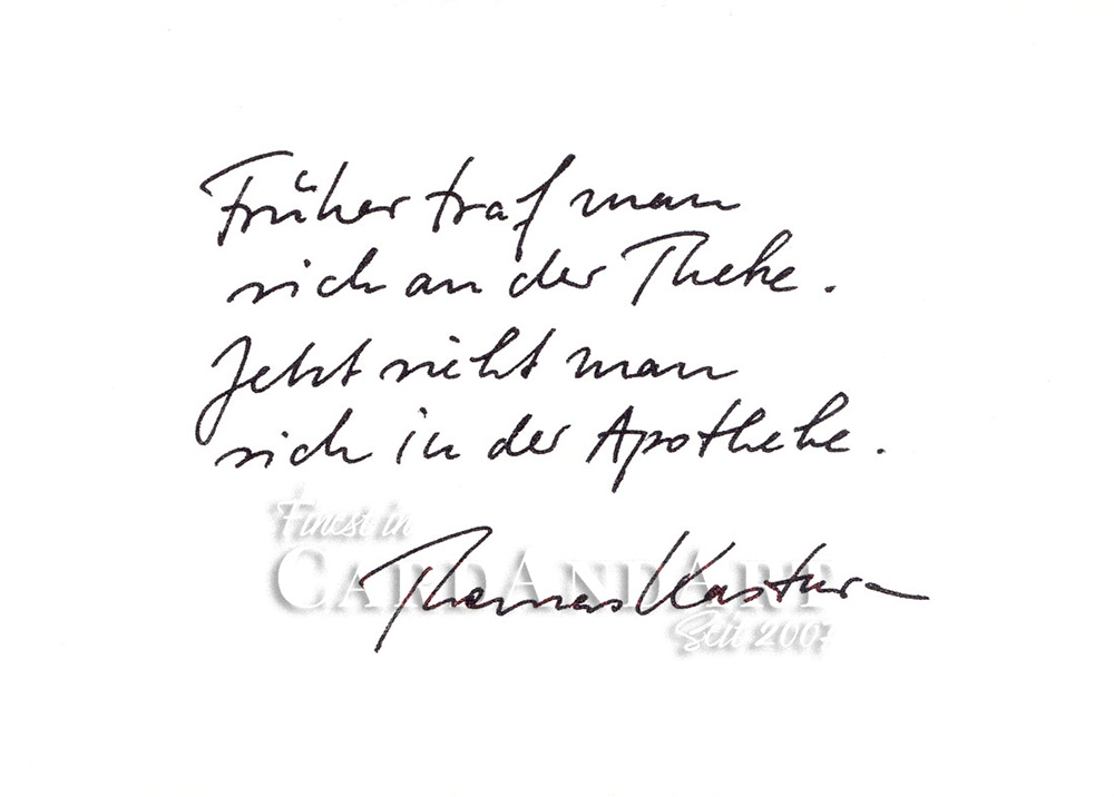 Kastura - Früher traf man sich - Postkarte