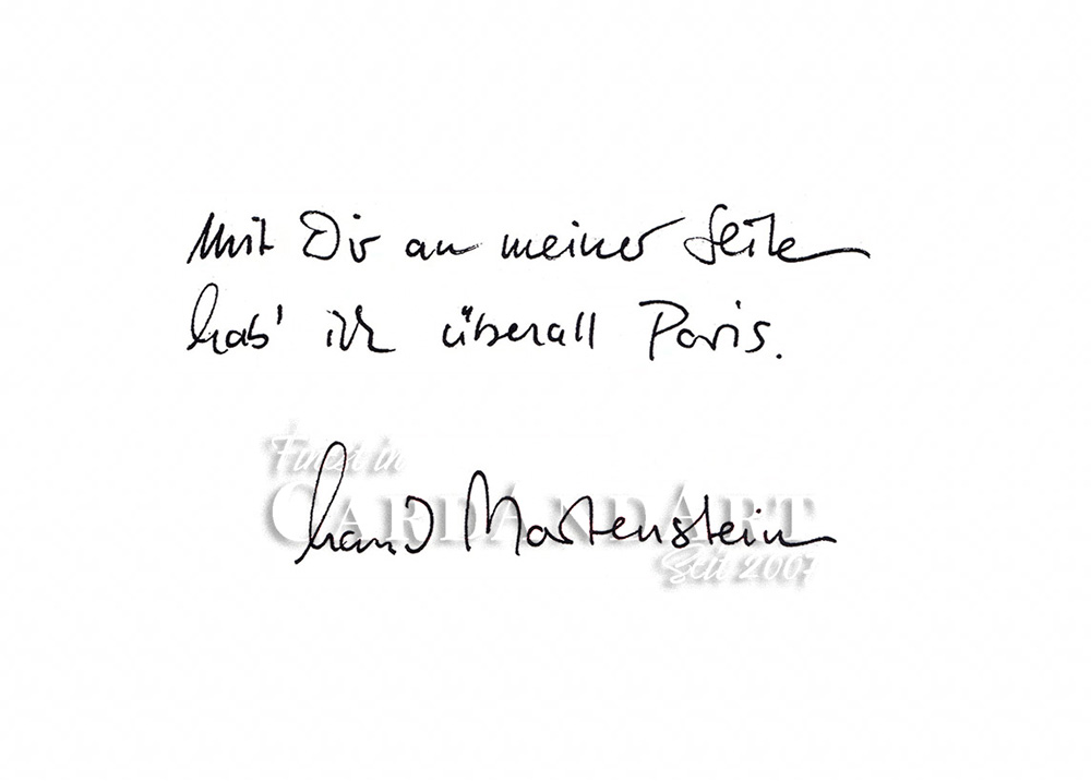 Martenstein - Mit Dir an meiner Seite - Postkarte