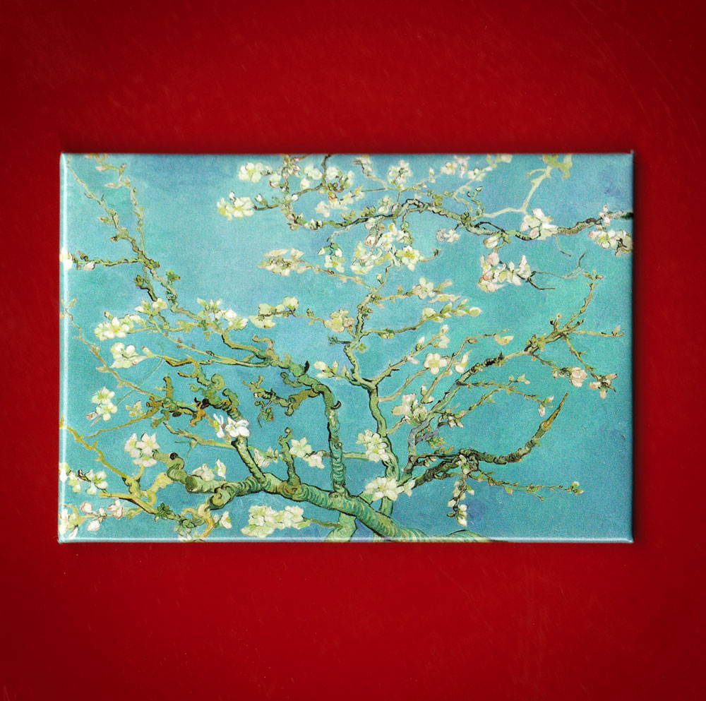 Vincent van Gogh - Blühende Mandelbaumzweige - Magnet