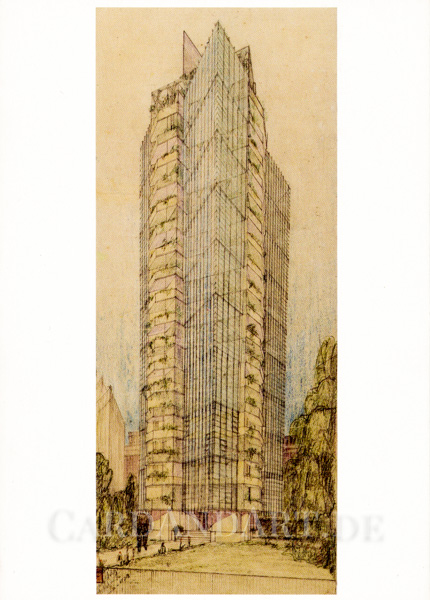 Wright, Frank Lloyd  - St. Mark´s in The Bouwerie Towers, New York - Postkarte