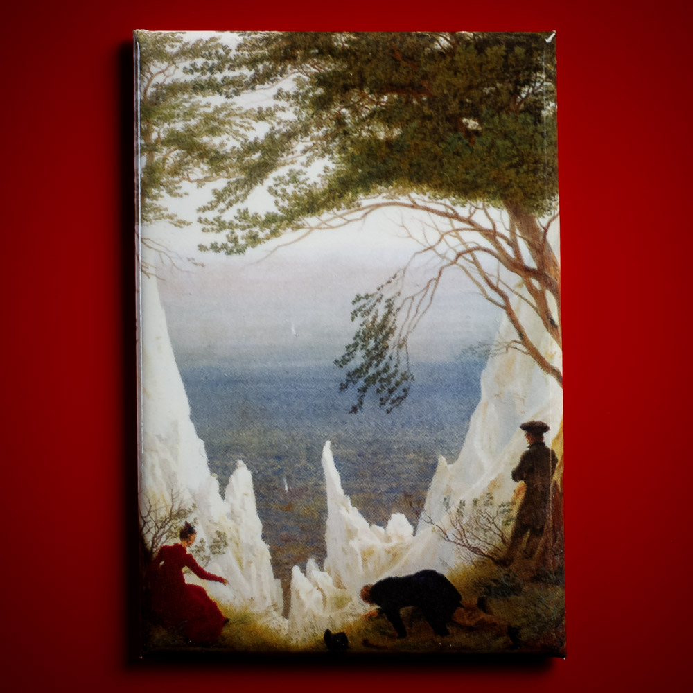 Caspar David Friedrich - Kreidefelsen auf Rügen - Magnet