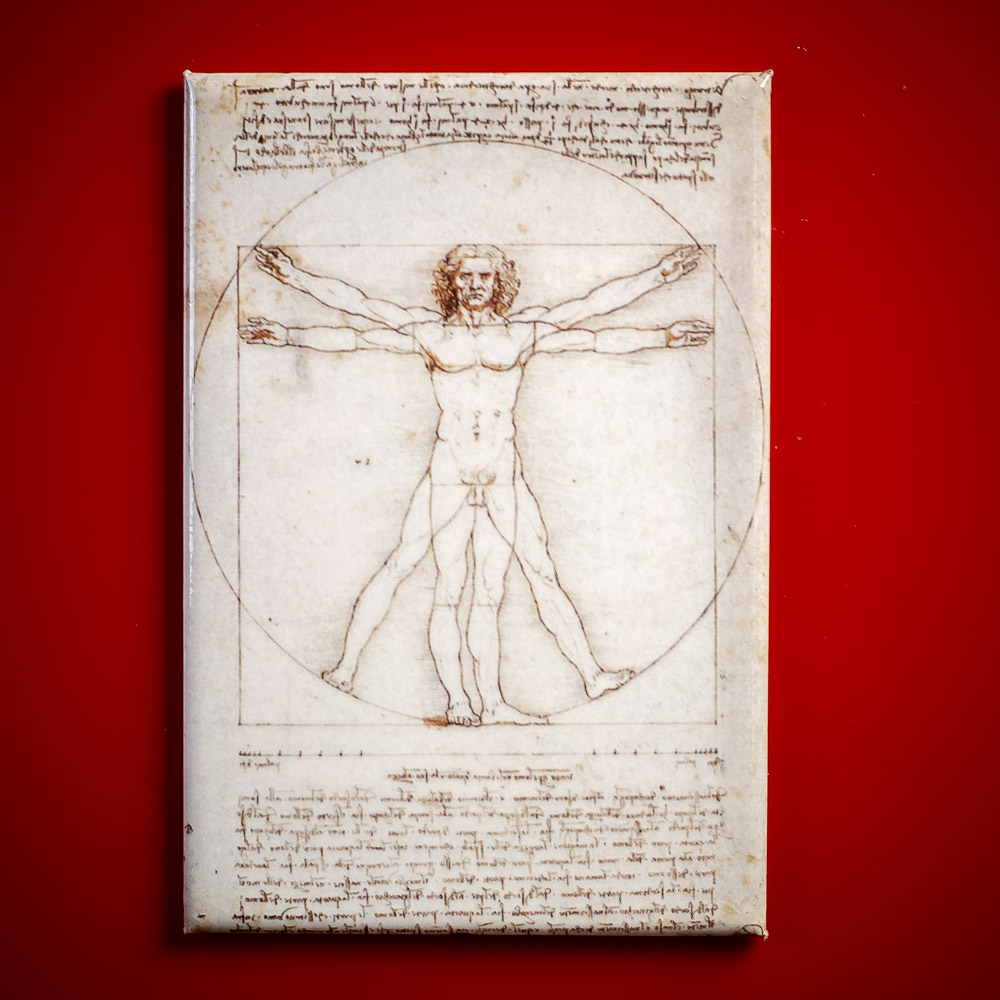 Vitruvianischer Mensch von Leonardo da Vinci - Magnet