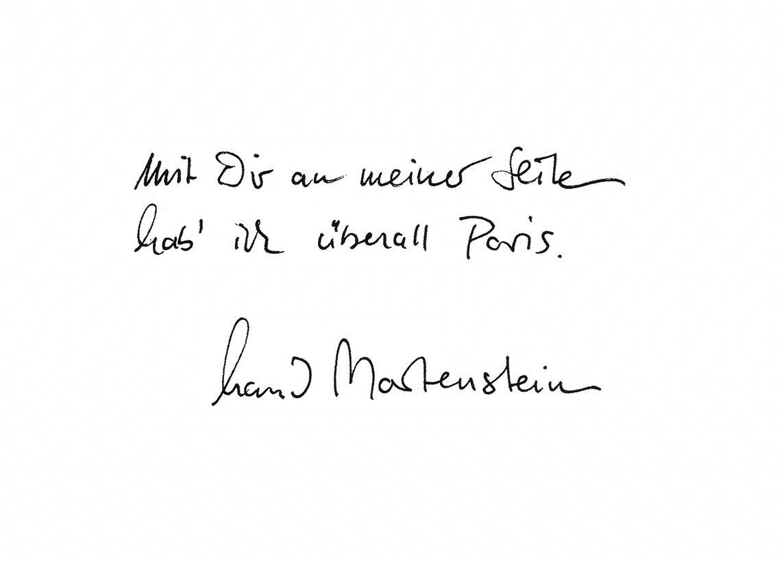 Martenstein - Mit Dir an meiner Seite - Postkarte