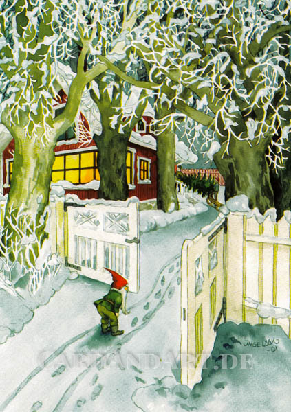 Inge Löök: Weihnachtliche Spurensuche - Postkarte Nr. 213 "NEU"