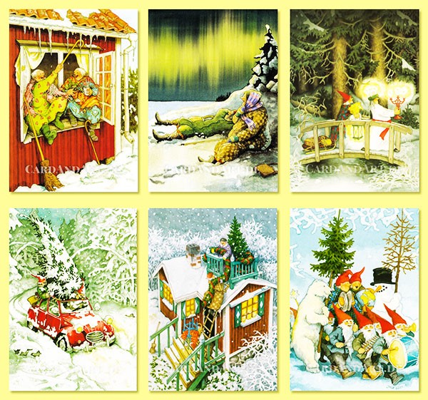 Inge Löök 6 Postkarten Set 15 | NEU |