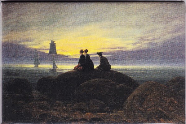 Friedrich, C.D. - Mondaufgang am Meer - Magnet