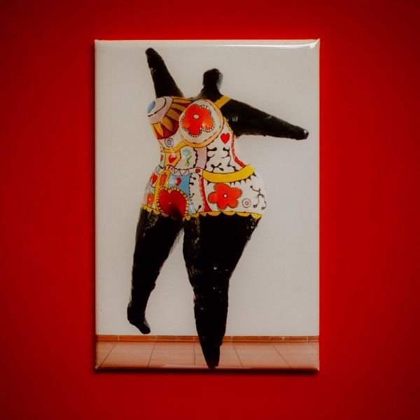 Niki de St. Phalle: Black Nana - Magnet